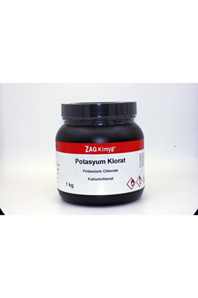 ZAG KİMYA Potasyum Klorat %99,8 (Teknik Kalite) - 1 KG