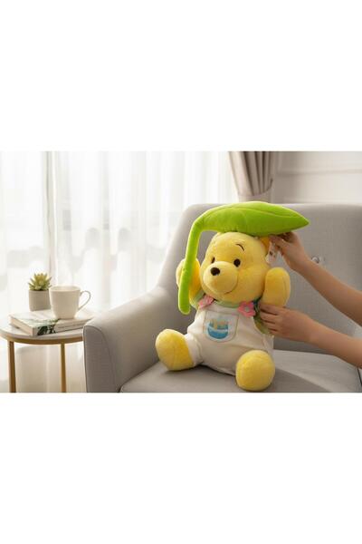 onestophube Sevimli Ayıcık Pooh Peluş Oyuncak Elbiseli Premium Yumuşak Sevgil...