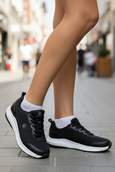 lumberjack MR-7661 Μαύρα Unisex Άνετα Καθημερινά Αθλητικά Παπούτσια