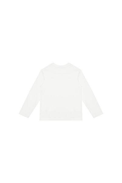 United Colors of Benetton Bluză albă chlopiec 3I1XC10Q3