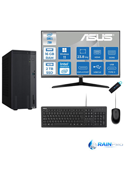 ASUS Expertcenter P500MV Core 5-210H 16 GB RAM DDR5 2 TB SSD WİN11PRO 23.8'' ...