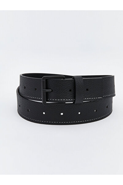 LC Waikiki Men's Leather-Look Belt