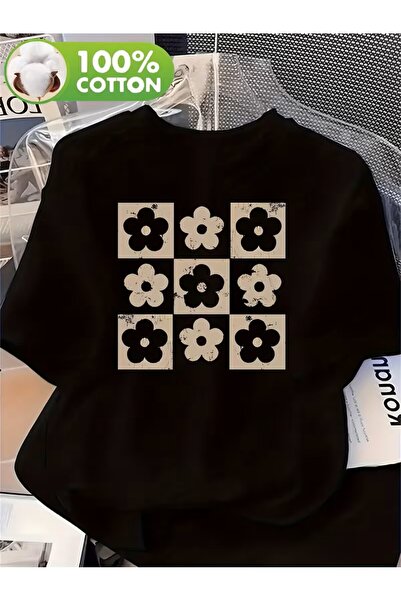 yombaa Μπλουζάκι με στάμπα. Κοντομάνικο καλοκαιρινό & ανοιξιάτικο casual τοπ,...