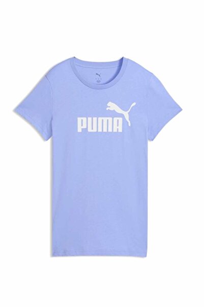 Puma Γυναικείο βαμβακερό μπλουζάκι με λογότυπο και κοντά μανίκια -
