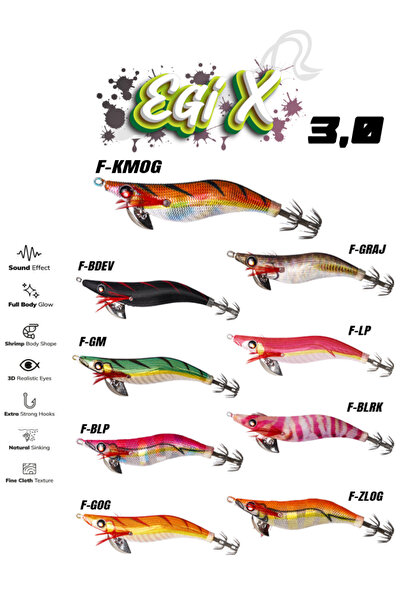 Fujin EgiX 3.0 16.4gr Kalamar Zokası