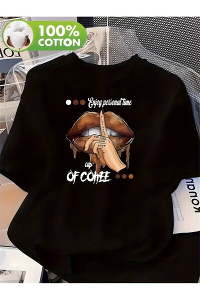 yombaa Μπλουζάκι με στάμπα. Κοντομάνικο καλοκαιρινό & ανοιξιάτικο casual τοπ,...