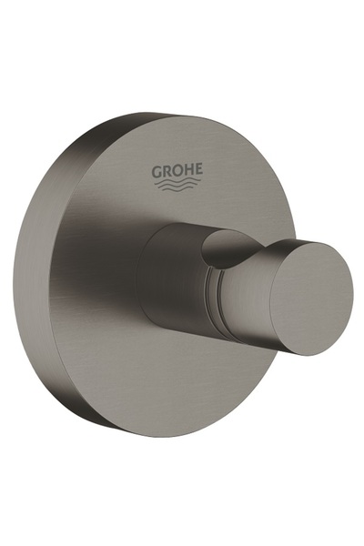 Grohe κρεμάστρα πετσετών, γάντζος για ρόμπα, κρυφή στερέωση, βουρτσισμένο σκλ...