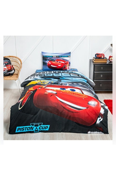 ÖZBİLEK Original Licensed Disney Cars Unlimited Single Person Bedding Set
