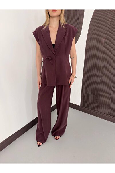 Ekim Store Σετ δύο τεμαχίων: Υφασμάτινο γιλέκο και παντελόνι Diegonel