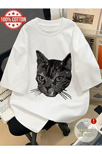 yombaa Μπλουζάκι με στάμπα. Κοντομάνικο καλοκαιρινό & ανοιξιάτικο casual τοπ,...