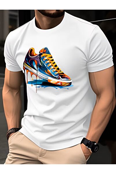 oneagılyazı Μπλουζάκι με στάμπα. Κοντομάνικο καλοκαιρινό & ανοιξιάτικο casual...