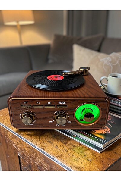 MUS10 Nostaljik Görünümlü Retro Radyo TF Kart-Bluetooth- USB- FM Radyo Destek...