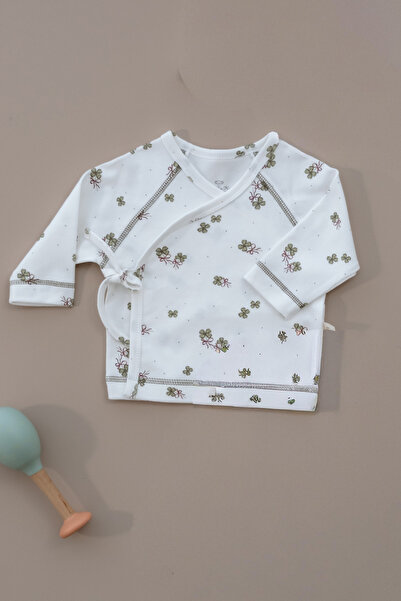 Oh La La Koala For Little Ones بلوزة أطفال مطبوعة بطبعة البرسيم مع تفصيلات خي...