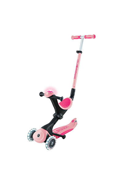 Globber 3in1 Go Up Deluxe 3 Tekerlekli Katlanabilir Işıklı Pembe Scooter