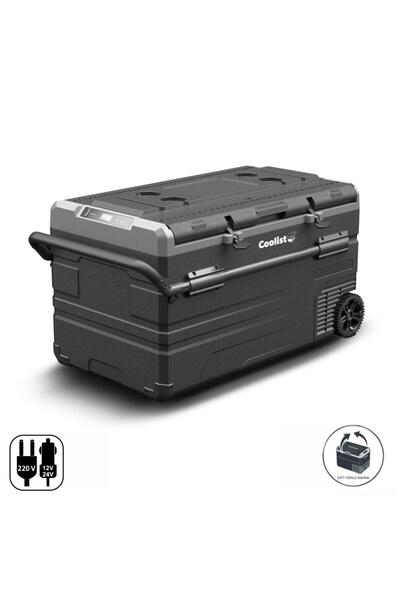 Coolist CLK120W 12/24V 220Volt 114 Litre Tek Bölmeli Tekerlekli Outdoor Kompr...