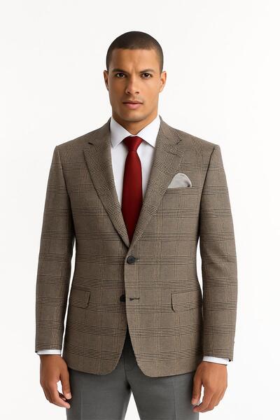 BRUEGEL Erkek Tek Ceket Regular Fit