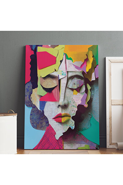 OEM Tablou canvas Fata abstracta