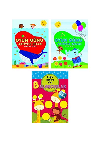 0-6 Yaş Yayınları Activity and Activity Books for Preschool Children 3 Books