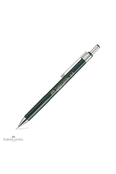 Faber Castell Creion mecanic Faber-Castell TK-Fine 0.5mm cu radieră și vârf r...