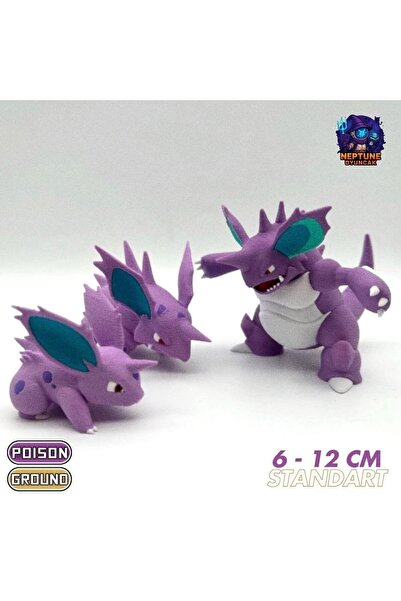 Neptune # 0032 Nidoran (m), Nidorino, Nidoking Pokemon Development Set