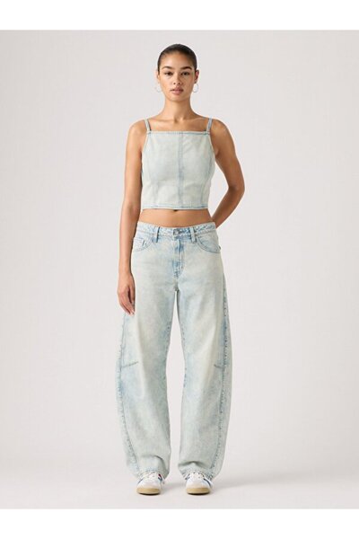 Levi's Baggy Dad Barrel Kadın Jean Pantolon - Cielito Lindo Acid