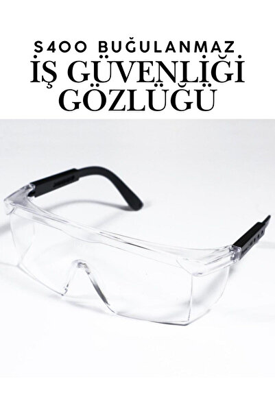 KAYRA LEATHER CRAFT S400 Clear Protective Work Glasses - Anti-Fog Polycarbona...