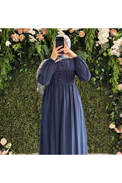 Moda Fatma Keten Elbise