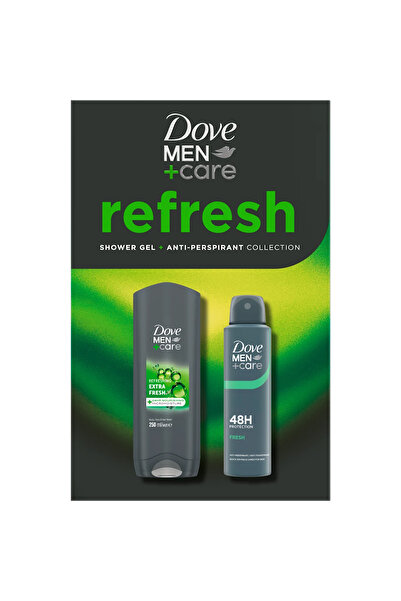 Dove Men+Care Gift Set Refresh - Shower Gel 250 ml + Deo Spray 150 ml