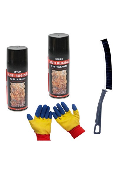 Universal Σετ 2 αντισκωριακών σπρέι, 400 ml, με στενό πινέλο, 23 εκ., για στε...