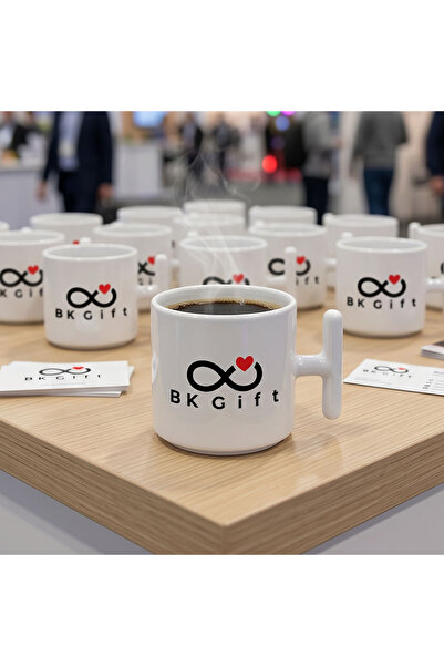 Bk Gift Bk Corporate Promotional Logo White t Mug Cup 10 Pieces with Logo Pri...