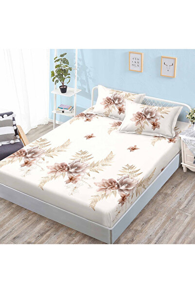 Pucioasa Bed sheet set with elastic and 2 pillowcases 50x70 cm, Finet, AURA-1243