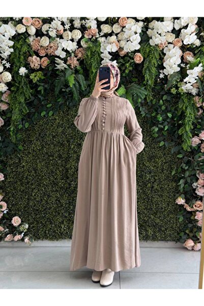 Moda Fatma Keten Elbise