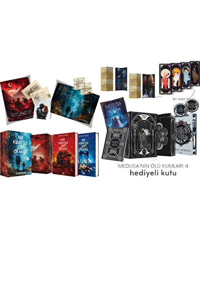 Guardian Kitap Bir Kibritle Yok Olmak İki Kitaplık Özel Kutu ve Medusa'nın Öl...