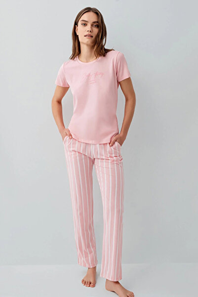 Pierre Cardin ΣΕΤ ΓΥΝΑΙΚΕΙΩΝ ΠΙΤΖΑΜΕΣ ΑΠΟ ΒΑΜΒΑΚΙ MODAL ΜΕ ΚΟΝΤΟ ΜΑΝΙΚΙ ΚΑΙ Λ...