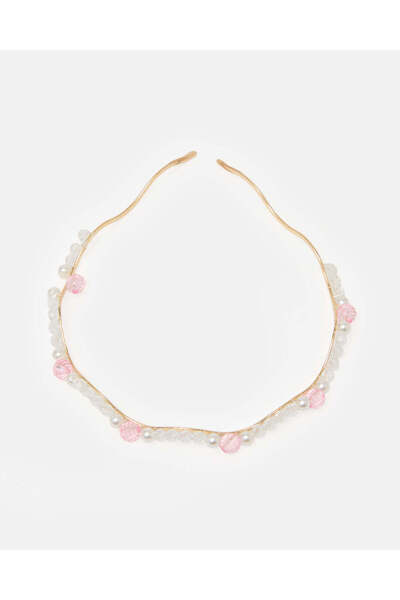 REDTAG Women Gold Embellished Headband