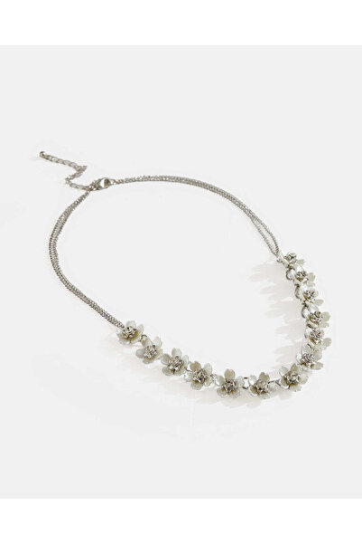 REDTAG Women Silver Multi Charm Necklace