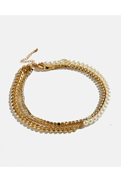 REDTAG Women Gold Embellished Necklace