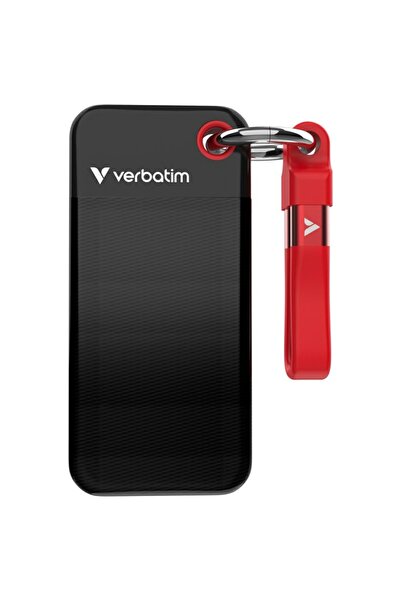 Verbatim Φορητό SSD τσέπης 2TB USB 3.2 Gen 2 Μπρελόκ Μαύρο/Κόκκινο