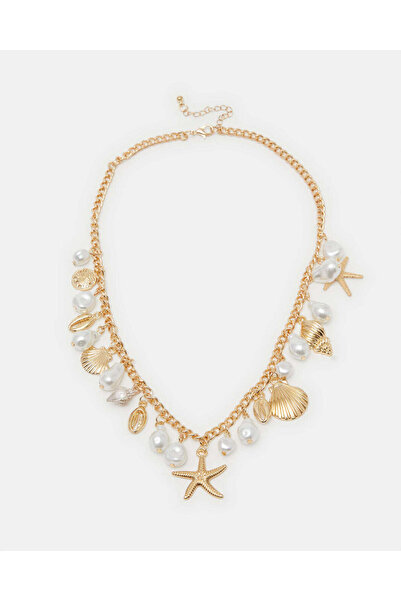 REDTAG Women Gold Embellished Necklace