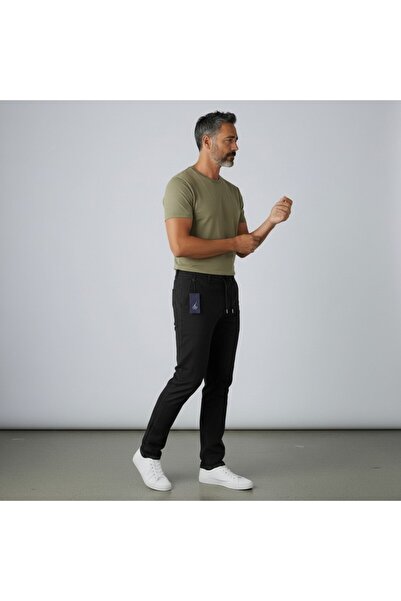 WALKONT METROPOLİTAN 6016 SİYAH ERKEK JOGGER PANTOLON