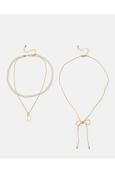 REDTAG Women Gold Necklace Set