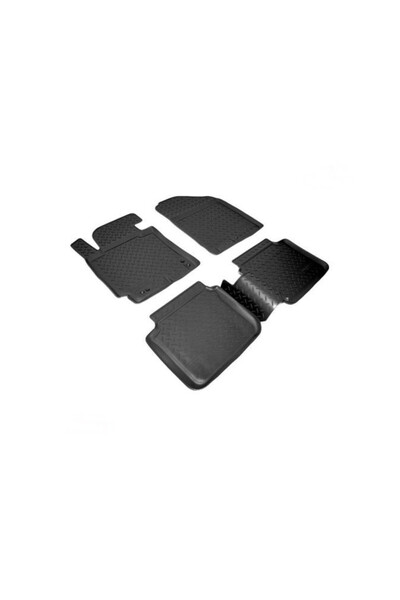 DAsiNU Σετ 4 Λαστιχένια Πατάκια Δαπέδου Hyundai Elantra V 2010-2016/ VI 2016-...