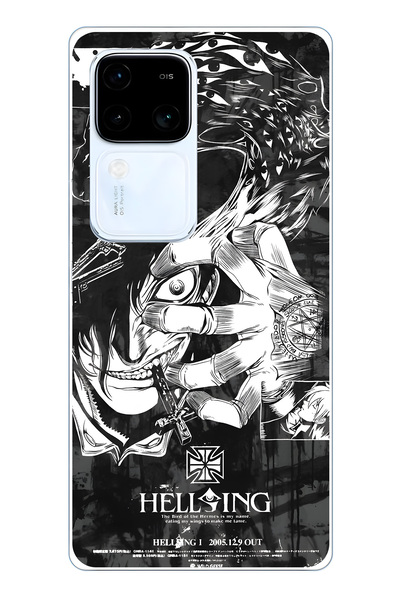 FLAMENKO حافظة هاتف شفافة بنمط أنيمي متوافقة مع هاتف Vivo V30