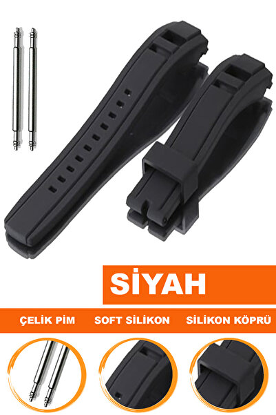 COBRA حزام ساعة من السيليكون متوافق مع ساعات Seiko Velatura III Kinetic S02SVY-B