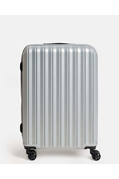 REDTAG Steel Grey 24" ABS Trolley Luggage With TSA Lock And 360° Spinner Wheels