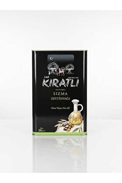 Saf Kıratlı Naturel Sızma Zeytinyağı 18 Lt
