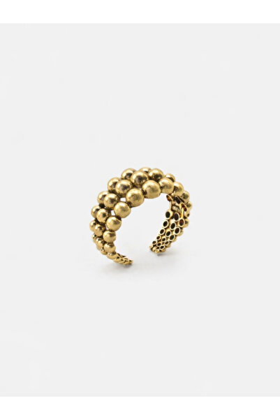 Meva Takı ve Aksesuar Metallic Beaded Antique Handcuff Bracelet |   Mev'Antik...