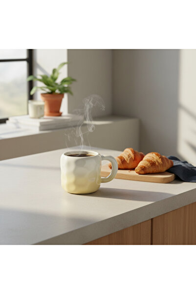 OEM Set of 2 Ceramic mug "Yellow Gradient", 400 ml
