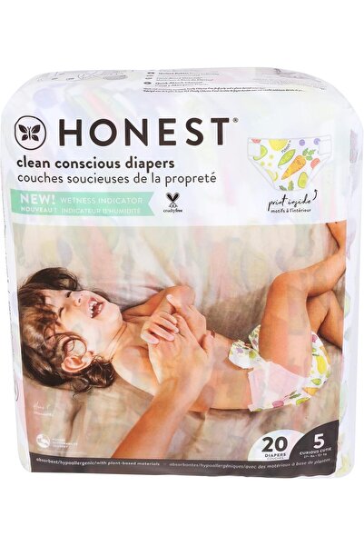 The Honest Company حفاضات صديقة للبيئة وعالية الجودة للاستخدام مرة واحدة - با...