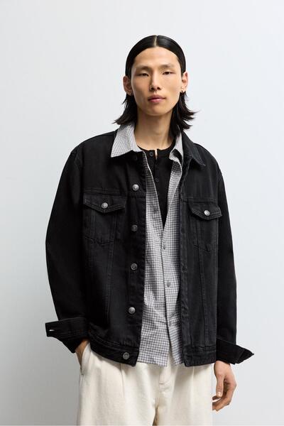 LEFTIES Cepli denim ceket